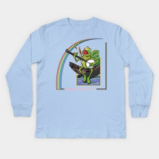 The Rainbow Connection Kids Long Sleeve T-Shirt